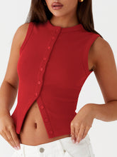 Load image into Gallery viewer, Lovelet Button Up Tank