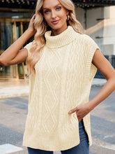 Load image into Gallery viewer, Fireside Turtleneck Sweater Vest