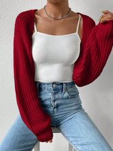Load image into Gallery viewer, A Little Chill Cropped Cardigan