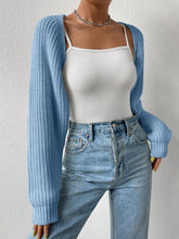 Load image into Gallery viewer, A Little Chill Cropped Cardigan