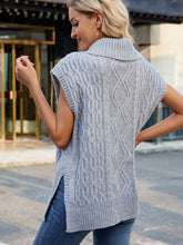 Load image into Gallery viewer, Fireside Turtleneck Sweater Vest