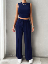 Load image into Gallery viewer, Ready Now Top and Drawstring Pants Set