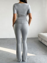Load image into Gallery viewer, Made you Look Sleeve Top and Pants Set