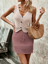 Load image into Gallery viewer, Nevada Top and Drawstring Skirt Set