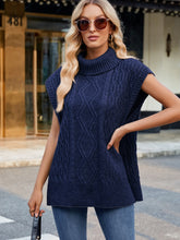 Load image into Gallery viewer, Fireside Turtleneck Sweater Vest