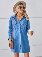Load image into Gallery viewer, Molly Mini Denim Dress