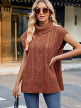 Load image into Gallery viewer, Fireside Turtleneck Sweater Vest