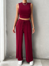 Load image into Gallery viewer, Ready Now Top and Drawstring Pants Set