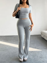 Load image into Gallery viewer, Made you Look Sleeve Top and Pants Set