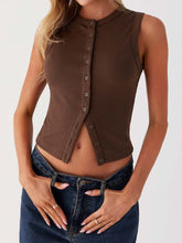 Load image into Gallery viewer, Lovelet Button Up Tank