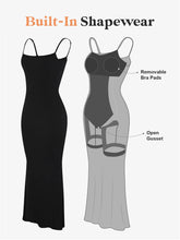 Load image into Gallery viewer, Built-In Shapewear Sleeveless Maxi Dress