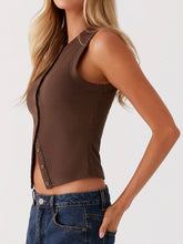 Load image into Gallery viewer, Lovelet Button Up Tank