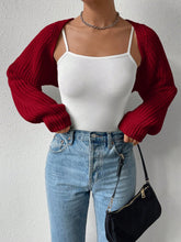 Load image into Gallery viewer, A Little Chill Cropped Cardigan