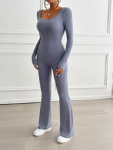 Load image into Gallery viewer, One Way Ticket Scoop Neck Long Sleeve Jumpsuit