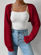 Load image into Gallery viewer, A Little Chill Cropped Cardigan