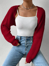 Load image into Gallery viewer, A Little Chill Cropped Cardigan