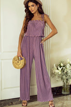 Load image into Gallery viewer, Square Neck Spaghetti Strap Jumpsuit