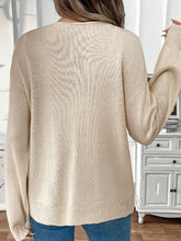 Load image into Gallery viewer, Perfee Tied Round Neck Long Sleeve Cardigan