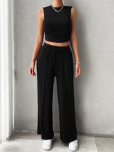 Load image into Gallery viewer, Ready Now Top and Drawstring Pants Set