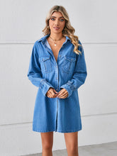 Load image into Gallery viewer, Molly Mini Denim Dress