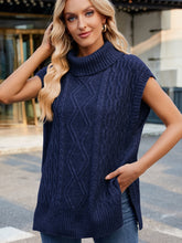 Load image into Gallery viewer, Fireside Turtleneck Sweater Vest