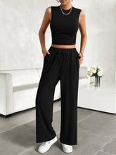 Load image into Gallery viewer, Ready Now Top and Drawstring Pants Set