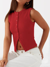 Load image into Gallery viewer, Lovelet Button Up Tank