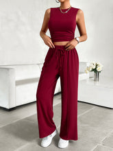 Load image into Gallery viewer, Ready Now Top and Drawstring Pants Set