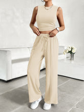 Load image into Gallery viewer, Ready Now Top and Drawstring Pants Set