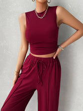 Load image into Gallery viewer, Ready Now Top and Drawstring Pants Set