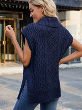 Load image into Gallery viewer, Fireside Turtleneck Sweater Vest