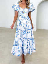 Load image into Gallery viewer, Lady Like Puff Sleeve Dress