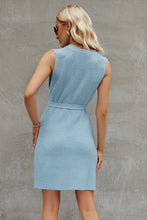 Load image into Gallery viewer, Very Cutesy Sleeveless Sweater Dress