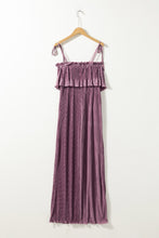 Load image into Gallery viewer, Square Neck Spaghetti Strap Jumpsuit