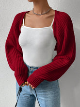 Load image into Gallery viewer, A Little Chill Cropped Cardigan