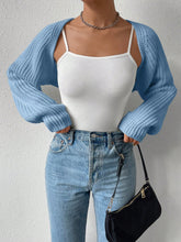 Load image into Gallery viewer, A Little Chill Cropped Cardigan