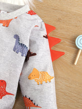 Load image into Gallery viewer, Baby Boy Dinosaur Pullover and Joggers Set