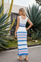 Load image into Gallery viewer, Fiji Openwork Cropped Tank and Split Skirt Set