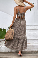Load image into Gallery viewer, All of the Print Tie Back Dress