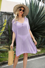 Load image into Gallery viewer, Coastal Side Slit Cover-Up Dress