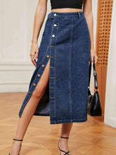 Load image into Gallery viewer, Cool Girl Denim Skirt