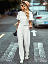 Load image into Gallery viewer, All Around Textured Top and Pants Set