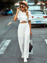 Load image into Gallery viewer, All Around Textured Top and Pants Set