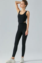 Load image into Gallery viewer, Cutout Curved Hem Sports Tank