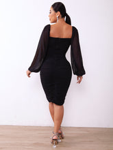 Load image into Gallery viewer, Selena Ruched Bodycon Dress
