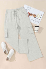 Load image into Gallery viewer, Drawstring Straight Pants with Pockets
