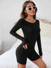 Load image into Gallery viewer, Get Going Backless Long Sleeve Romper