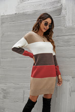 Load image into Gallery viewer, Block You Out Sweater Dress