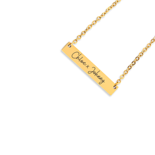 Load image into Gallery viewer, Horizontal Bar Necklace