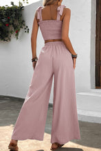Load image into Gallery viewer, Carrie Crop Top and Wide Leg Pants Set